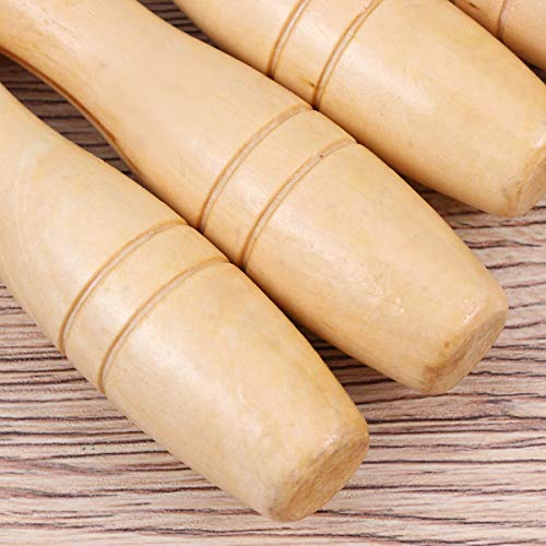 Yardwe 5pcs Wooden Handle for File Cutting Tool Craft8 Inch