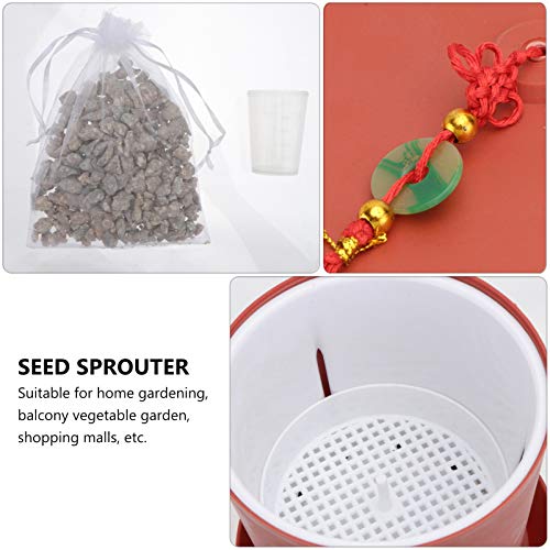 Yardwe Bean Seedling Pot Seed Sprouter Pot Bean Sprouts Machine fo...