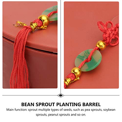 Yardwe Bean Seedling Pot Seed Sprouter Pot Bean Sprouts Machine fo...