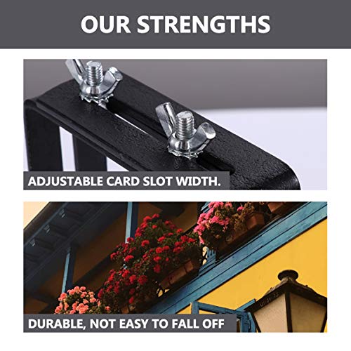 Yardwe Planter Box Bracket Set Outdoor Hanging Brackets Mounting R...
