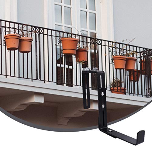 Yardwe Planter Box Bracket Set Outdoor Hanging Brackets Mounting R...