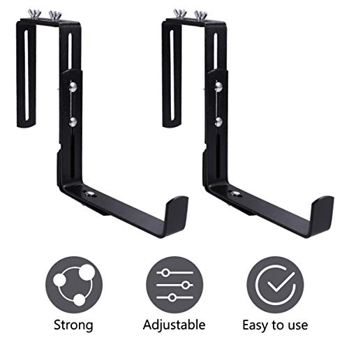 Yardwe Planter Box Bracket Set Outdoor Hanging Brackets Mounting R...