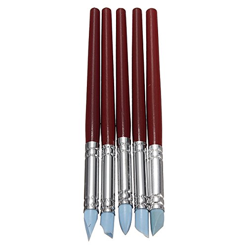 5pcs Eraser Pen Shaping Sculpture Clay Carving Tools