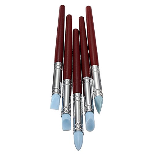 5pcs Eraser Pen Shaping Sculpture Clay Carving Tools