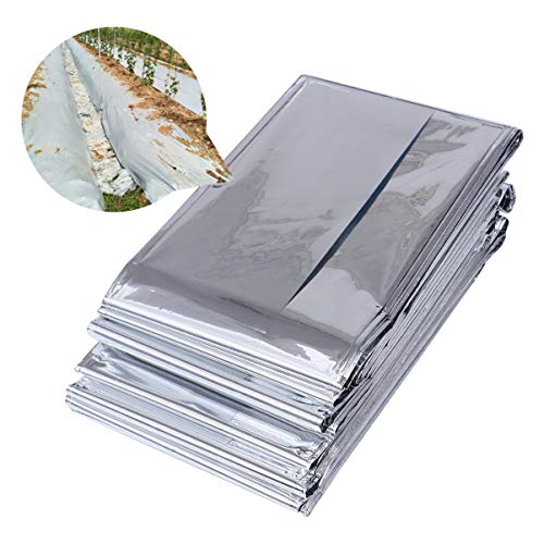YARNOW Reflective Mylar Film Garden Greenhouse Covering Foil Sheet...
