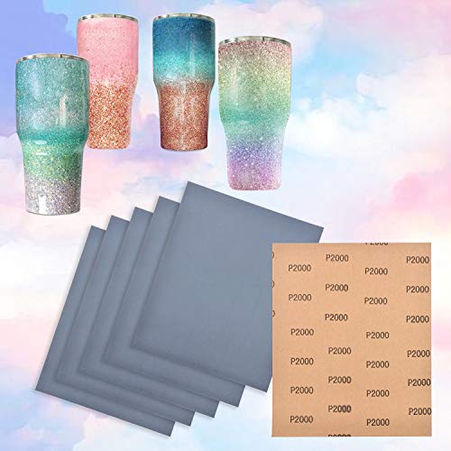 Yaromo 24 Pieces Epoxy Sanding Papers, Waterproof Epoxy Polishing ...