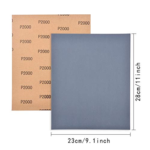 Yaromo 24 Pieces Epoxy Sanding Papers, Waterproof Epoxy Polishing ...