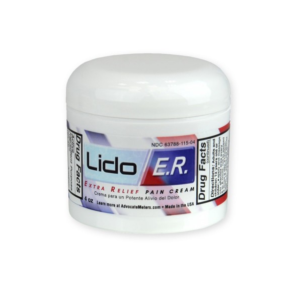 Advocate Lido E.R. - Extra Relief Pain Cream 4 oz