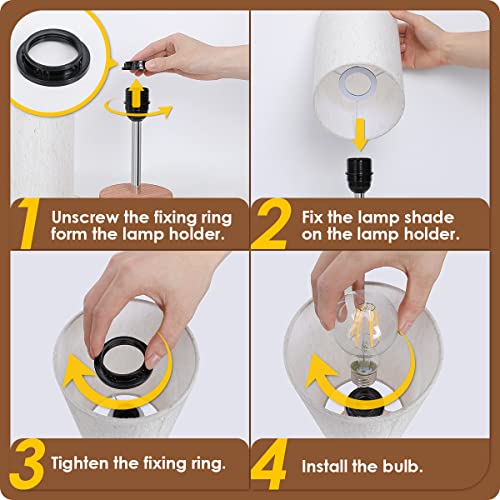Yarra-Decor Bedside Lamp with USB Port - Touch Control Table Lamp ...
