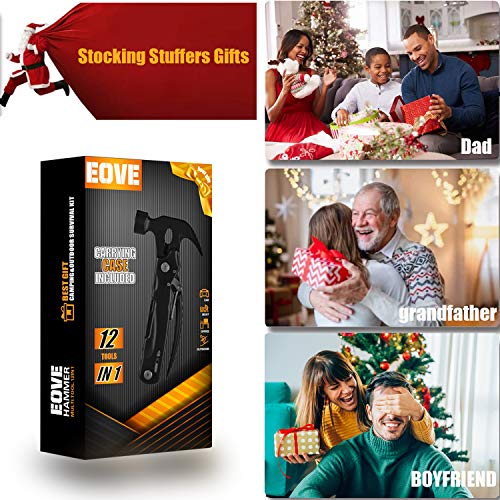 Gifts for Men, Camping Accessories Survival Gear, All in One Mini ...