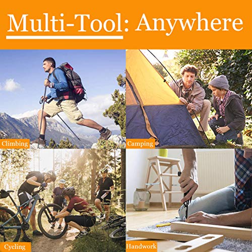 Gifts for Men, Camping Accessories Survival Gear, All in One Mini ...