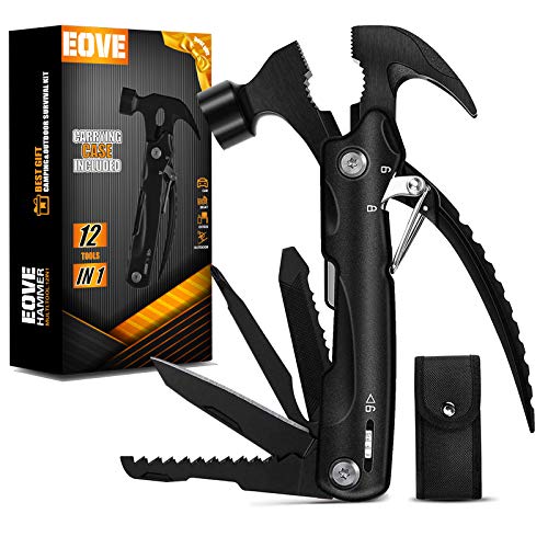 Gifts for Men, Camping Accessories Survival Gear, All in One Mini ...