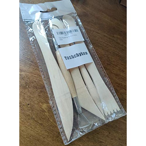 Polymer Clay Sculpting Tools Set - 5 Pcs Pottery Tool Kit - Cerami...