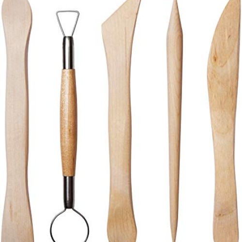 Polymer Clay Sculpting Tools Set - 5 Pcs Pottery Tool Kit - Cerami...