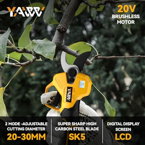 Brushless Electric Pruning Shears for DeWalt 20V Battery, Portable...