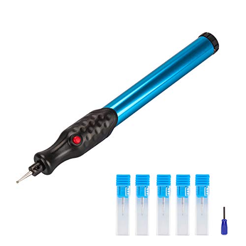 Electric Micro Engraver Pen Carve Engraving Tool Kit for DIY Jewel...