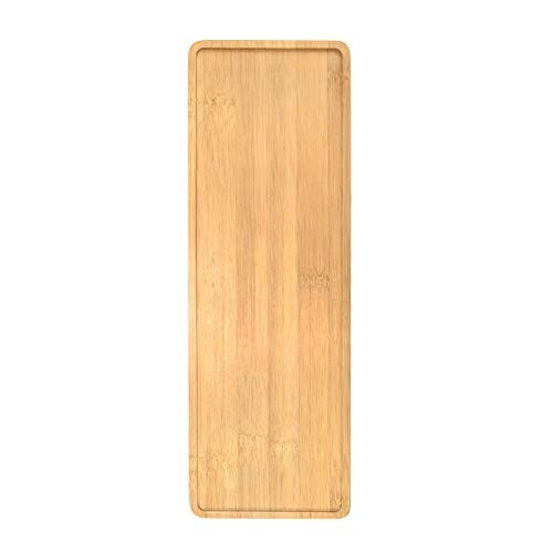 Plant Saucer, Mini Rectangle Bamboo Tray, Drainage Pot Saucer, Rec...