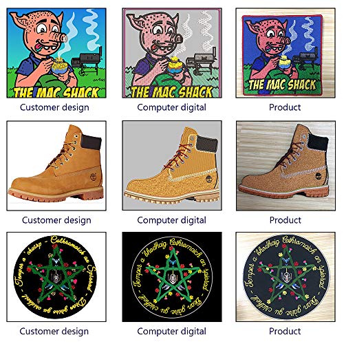 Custom Design Embroidery Patches Any Size Any Logo Decorative Patc...