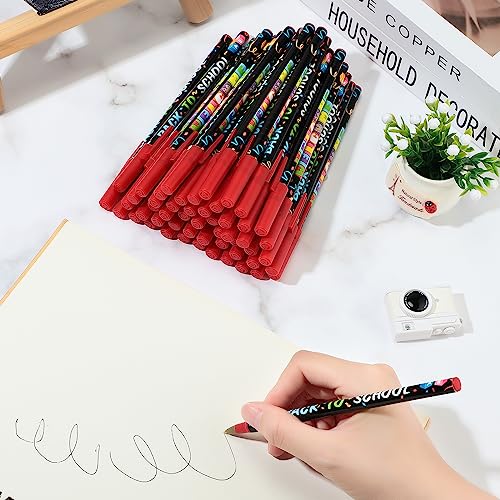 Yeaqee 100 Pieces Welcome Back to School Pens First Day of School ...
