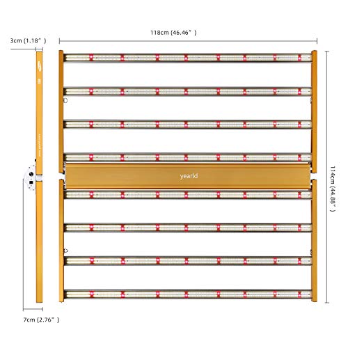 yearld Pro 660W LED Grow Light with Industry Top Samsung Diodes an...