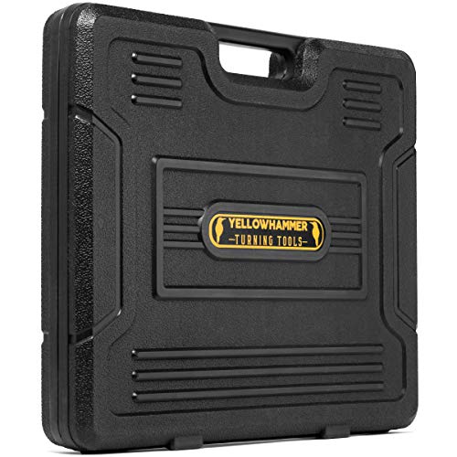 Yellowhammer Turning Tools Essentials 8 Piece Lathe Chisel Set For...