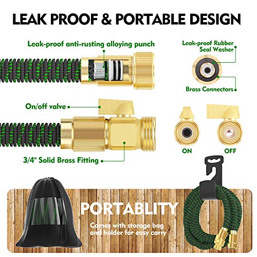 YEMMEN Garden Hose 50ft Expandable Water Hose Flexible Retractable...