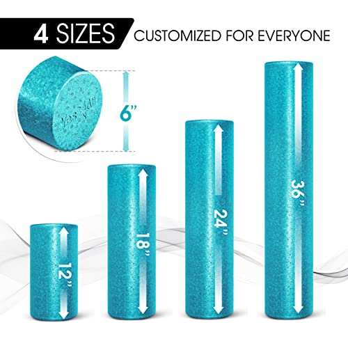 Yes4All High Density Foam Roller for Back, Variety of Sizes & Colo...