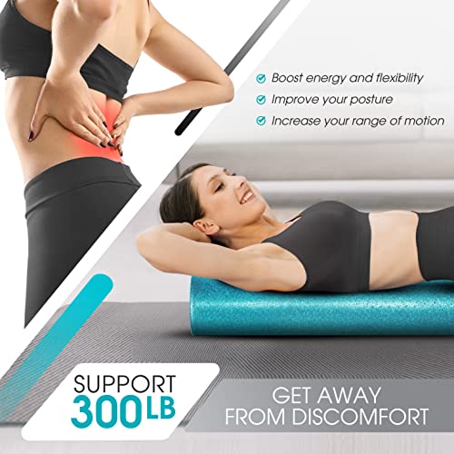 Yes4All High Density Foam Roller for Back, Variety of Sizes & Colo...