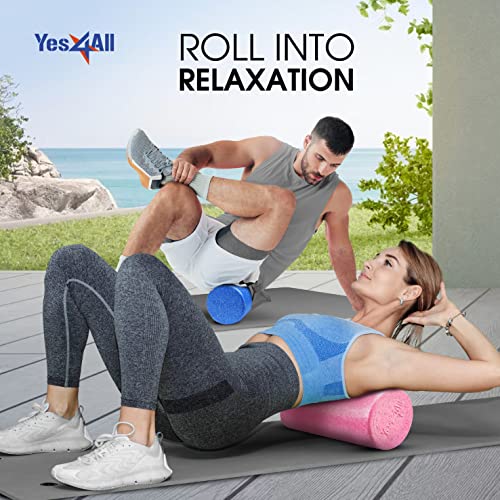 Yes4All High Density Foam Roller for Back, Variety of Sizes & Colo...