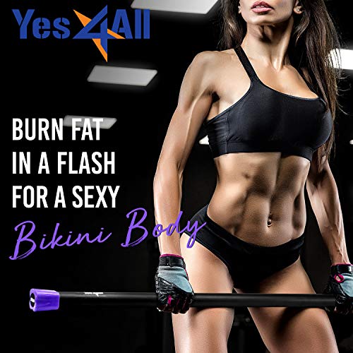 Yes4All Total Body Weighted Workout Bar, Body Bar For Exercise, Th...
