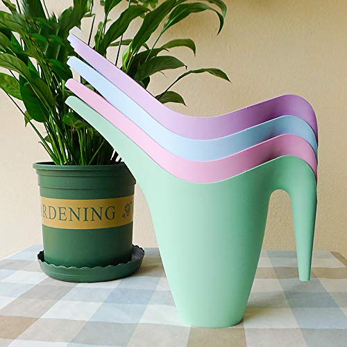 Yesland Set of 7 Plastic Watering Can - 1.8 L Easy Pour Watering P...