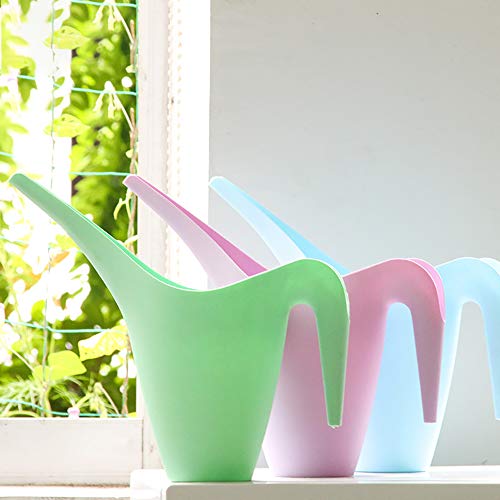 Yesland Set of 7 Plastic Watering Can - 1.8 L Easy Pour Watering P...