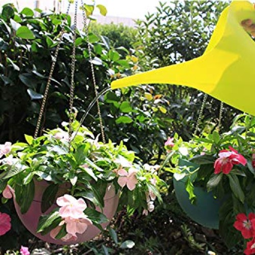 Yesland Set of 7 Plastic Watering Can - 1.8 L Easy Pour Watering P...