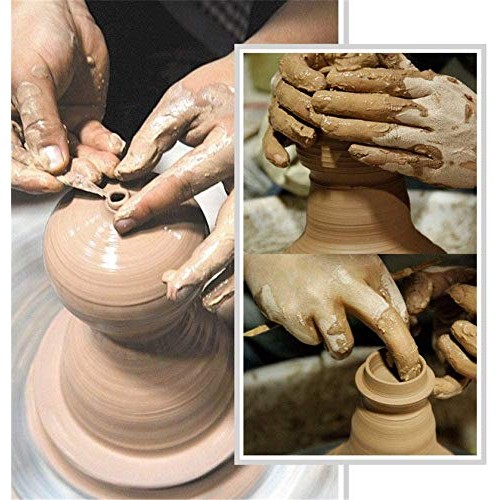 YFjyo Pottery Forming Machine,350W Pottery Wheel with Adjustable L...