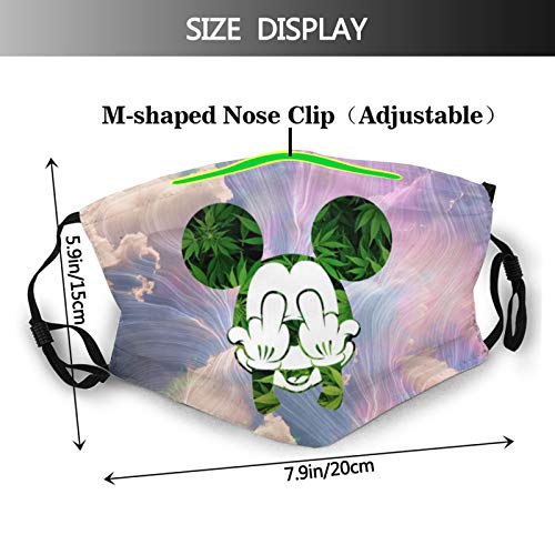 Green Mouse Reusable Fa-Ce Maks Mouth Cover Unisex Adult Breathing...