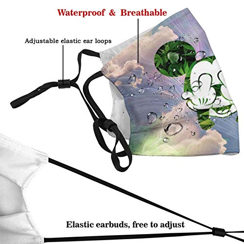 Green Mouse Reusable Fa-Ce Maks Mouth Cover Unisex Adult Breathing...