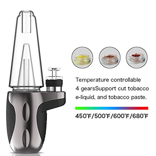 Vaporizer for Wax/Concentrate with Quartz and Ceramic Bowl,Wax Car...