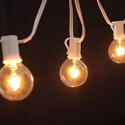 Clear Globe G40 E12 Screw Base Light Bulbs, for String Light Bulb ...