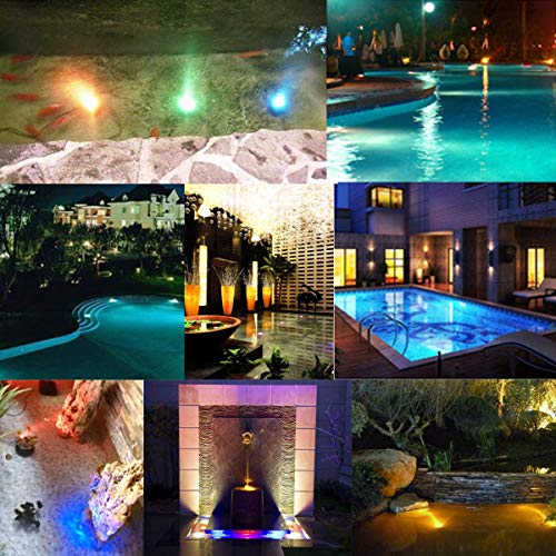 Submersible Led Lights Pond Fountain Lights Battery Operated Water...