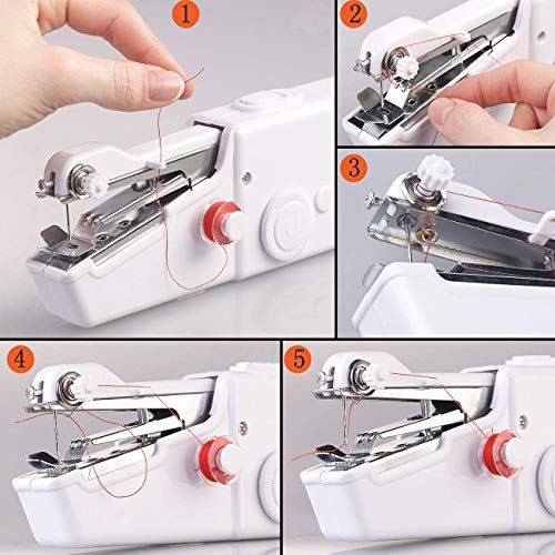 Handheld Portable Sewing Machine Yibaision Mini Electric Stitching...