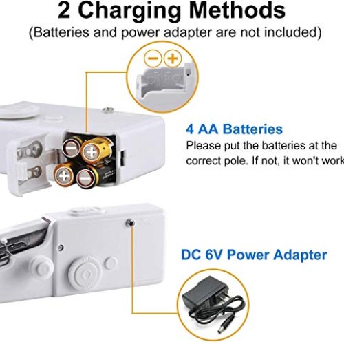 Handheld Portable Sewing Machine Yibaision Mini Electric Stitching...