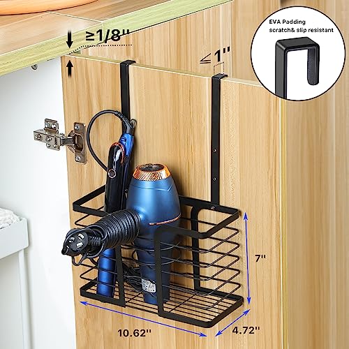 YIGII Hair Dryer Holder - Hair Tool Organizer 3-in-1 Blow Dryer Ho...