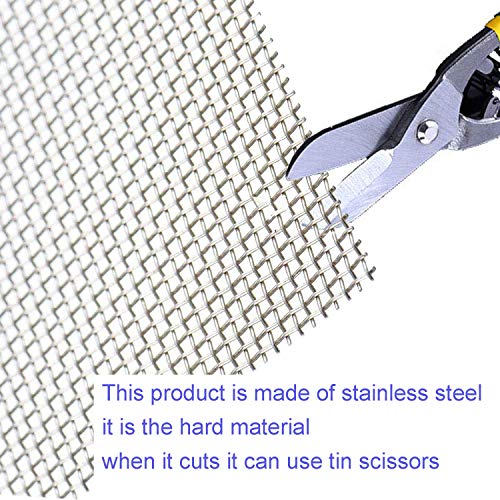 Woven Wire 10 Mesh - 12X 24 30X60cm Size - 2mm Hole - Coarse,Gau...