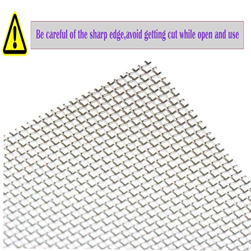 Woven Wire 10 Mesh - 12X 24 30X60cm Size - 2mm Hole - Coarse,Gau...