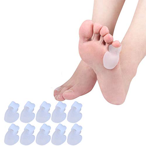 5 Pairs Pinky Toe Cushion Splint, Little Toe Separators, Little To...