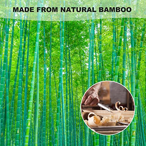 YIMICOO 2 Pack Wooden Bamboo Back Scratcher, 17 Inch Long Handle B...