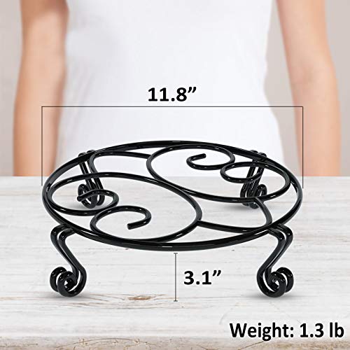 Yimobra 2 Pack Plant Stand for Flower Pot Heavy Duty Potted Holder...
