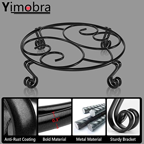 Yimobra 2 Pack Plant Stand for Flower Pot Heavy Duty Potted Holder...