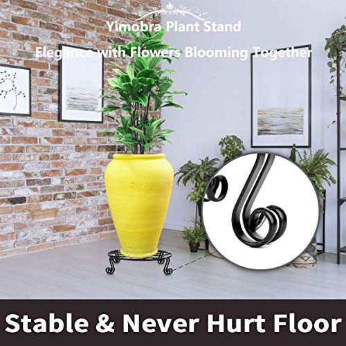 Yimobra 2 Pack Plant Stand for Flower Pot Heavy Duty Potted Holder...