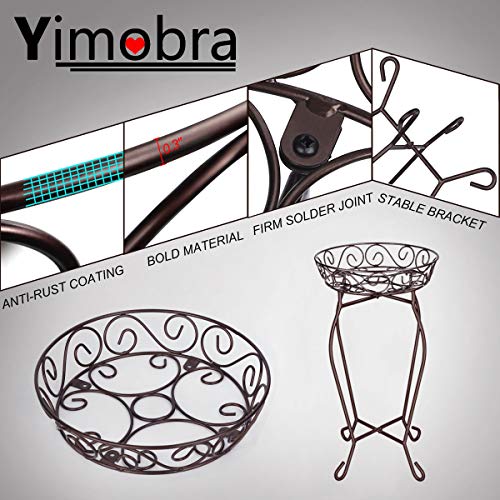 Yimobra Original Patented Tall Plant Stand Metal Flower Pot Holder...
